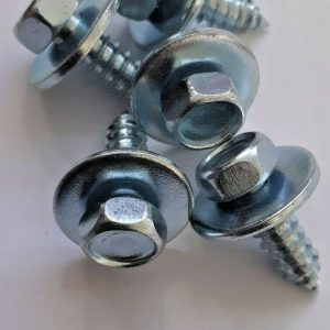 M5 X 0.08P HEX SERRATED FLANGE NUTS BZP METRIC DIN 6923  CL6 BZP 